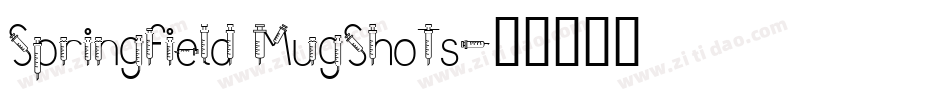 Springfield MugShots字体转换